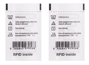 L'Etichetta Tessuta: Un'Arma Importante per la Tracciabilità 2 Etichetta tessuta con tecnologia RFID integrata