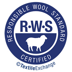 Logo certificazione Responsible Wool Standard (RWS)