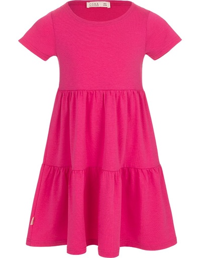 5 Marchi Italiani di Moda Sostenibile per Bambini 25 Vestito Francie in Fibra di eucalipto fuchsia